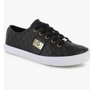 G BY GUESS GG Backer Women's Size 7.5 Black Quilted Sneaker